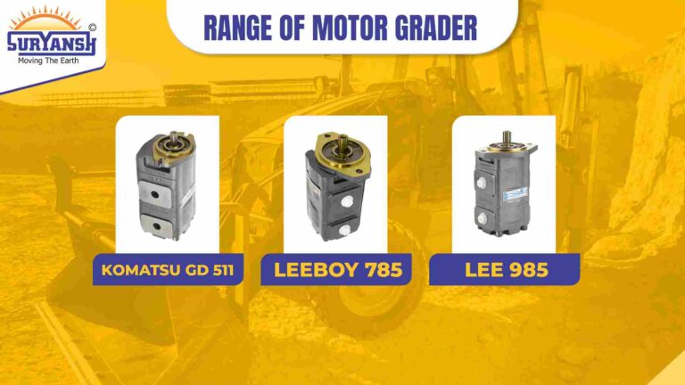 Hydraulic Gear Pumps in Motor Graders : Suryansh by JBS industries