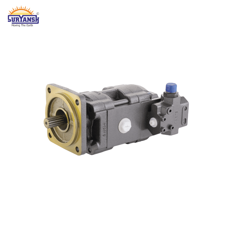 SGP-O014737C33 Hydraulic Gear Pump Ex with priority valve | reference no. 4350032 L & T Case 851 Backhoe Loader